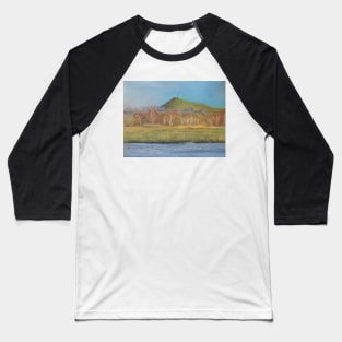 Glastonbury Tor In Autumn Baseball T-Shirt